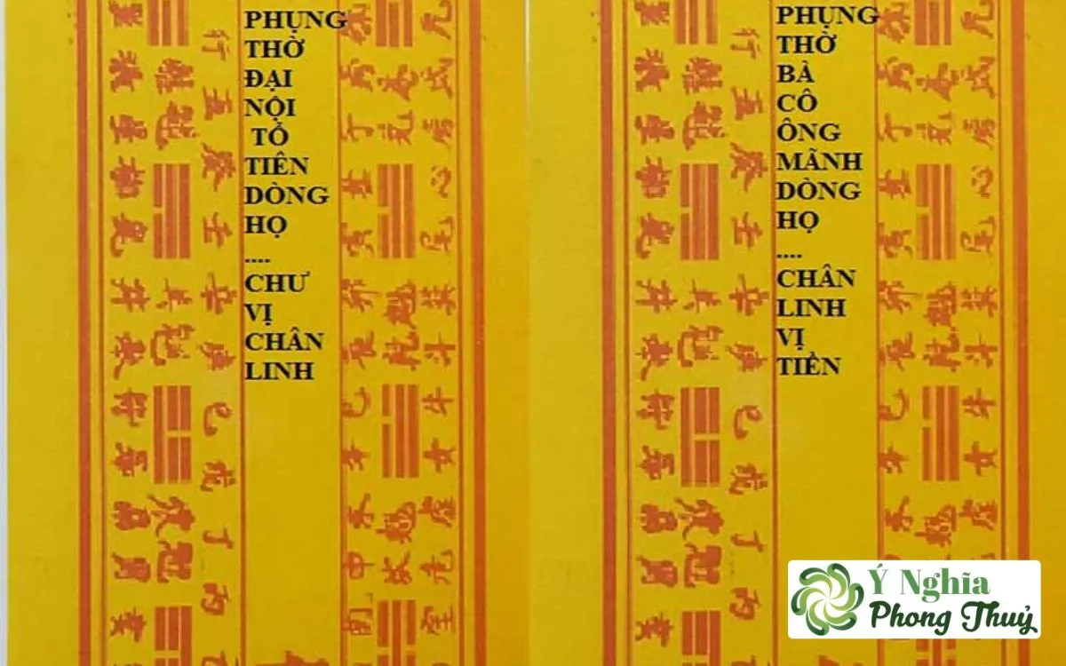 Cách Viết Dị Hiệu Bát Hương Gia Tiên